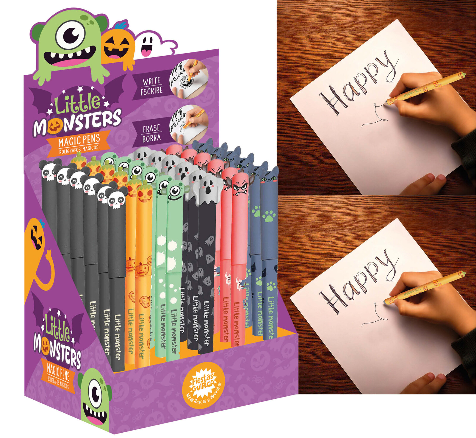 Guirca Gumovacie pero - Príšery 1 ks