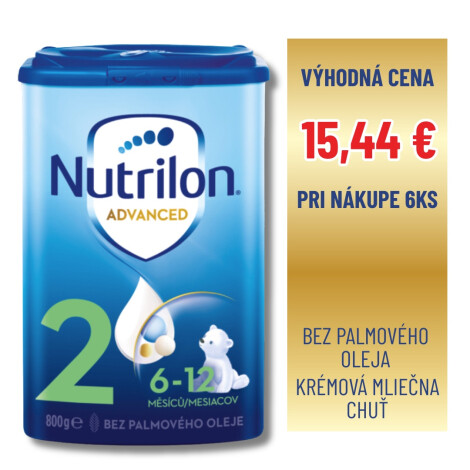 Nutrilon Advanced 3 batoľaia výživa (12-24 mesiacov) 6x800g