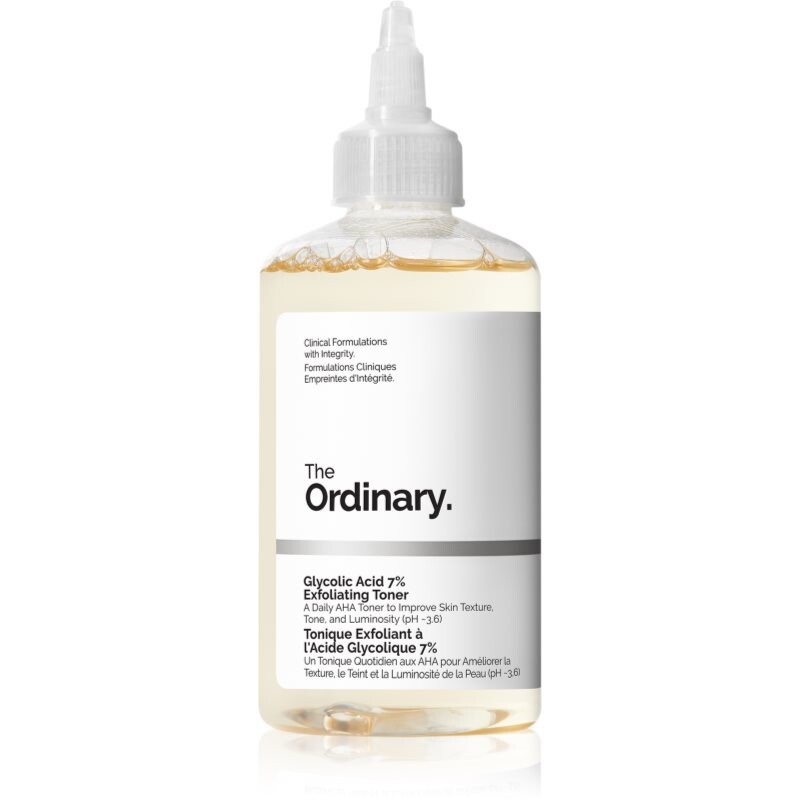 The Ordinary Glycolic Acid 7% Exfoliating Toner exfoliačné čistiace tonikum 240 ml