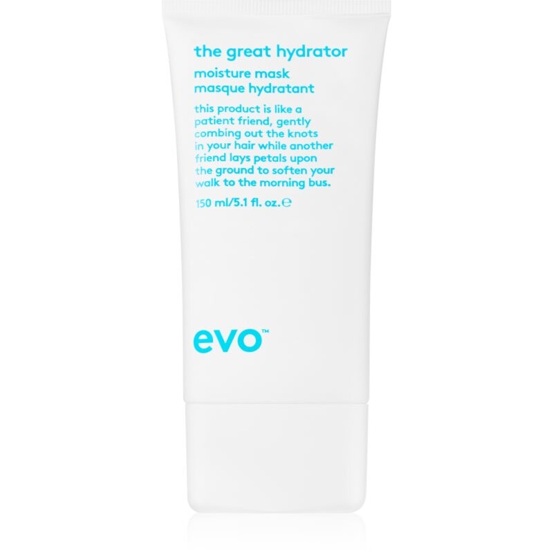 EVO Hydrate The Great Hydrator hydratačná maska pre lesk suchých a lámavých vlasov 150 ml