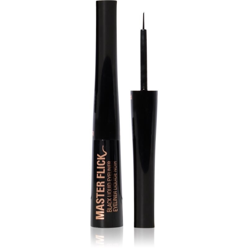 Makeup Revolution Master Flick Liquid Eyeliner precízna tekutá očná linka odtieň Black 5 ml