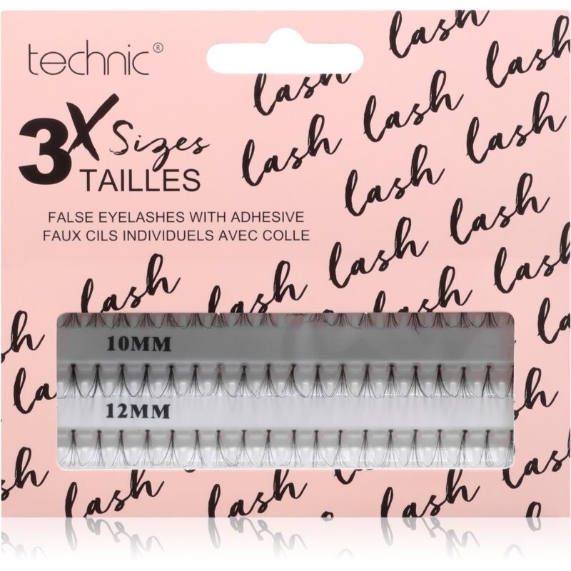 Technic Cosmetics Individual False Eyelashes trsové nalepovacie mihalnice 60 ks