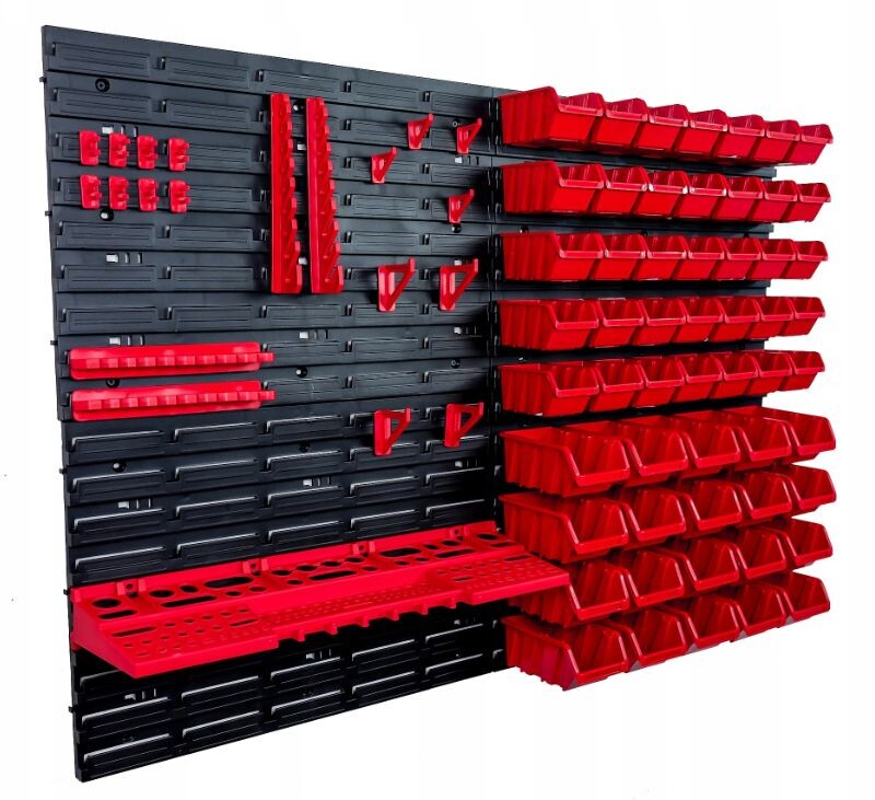 ProfiGaráž Stena na náradie 117x78 cm + 55 boxov