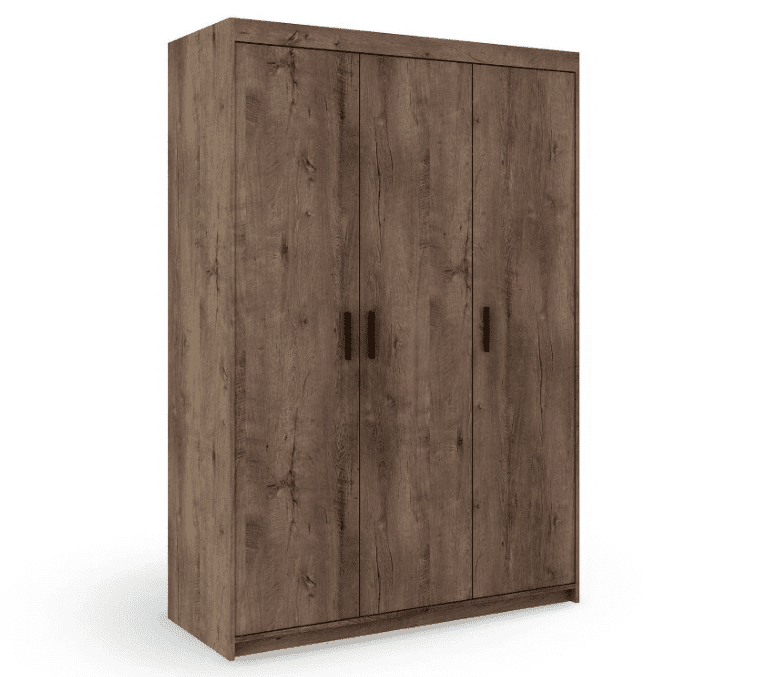 ArtLemp Šatníková skriňa ELLEN 3D | dub lefkas