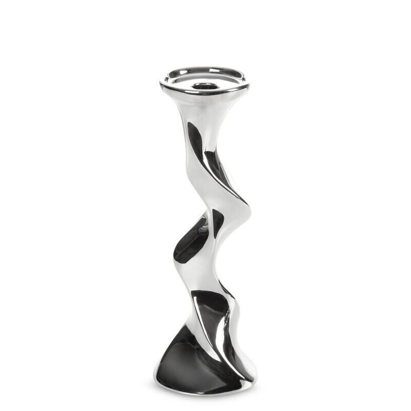 ArtFir Svietnik JOLY 3 | strieborná 11 x 32 cm