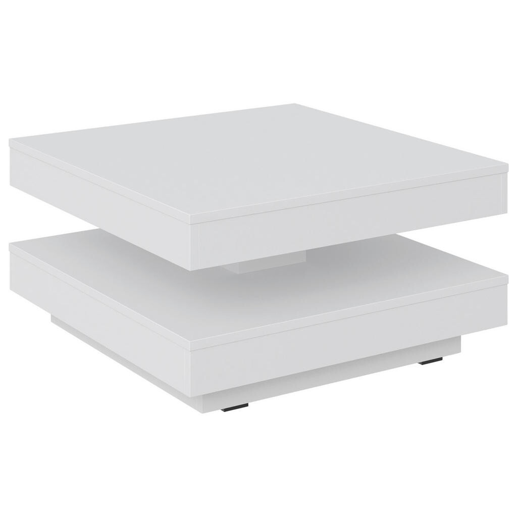 Xora KONFERENČNÝ STOLÍK, biela, kompozitné drevo, 70/70/34 cm