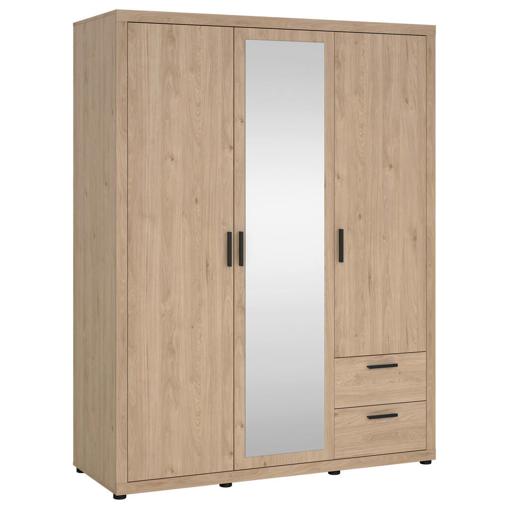 MID.YOU SKRIŇA S OTOČNÝMI DVERAMI, farba duba, 153,6/200,9/59,8 cm