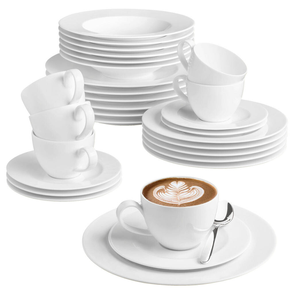 Seltmann Weiden KOMBINOVANÝ SERVIS 30-dielne, porcelán keramika