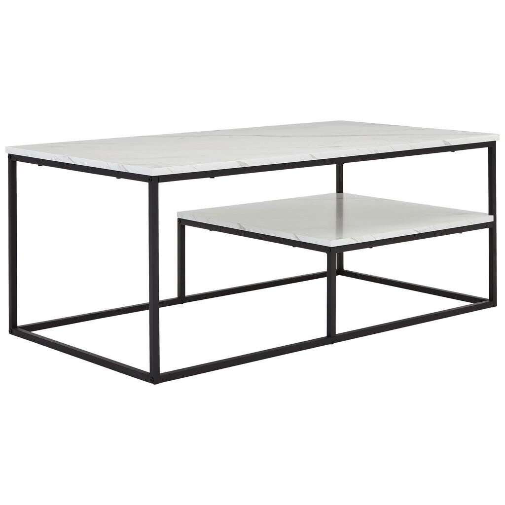 MID.YOU KONFERENČNÝ STOLÍK, čierna, biela, kov, kompozitné drevo, 110/60/45 cm