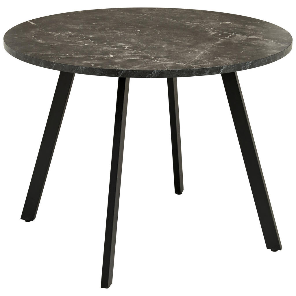 B&B Italia JEDÁLENSKÝ STÔL, čierna, 100/76/100 cm