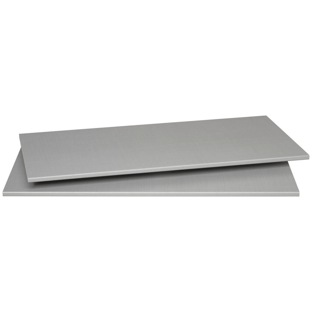 MID.YOU SADA VKLADACÍCH POLÍC, sivá, 110/2/50 cm