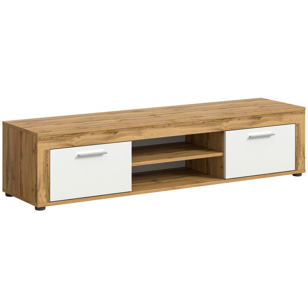 MID.YOU NÍZKA KOMODA, biela, 160/37/40 cm