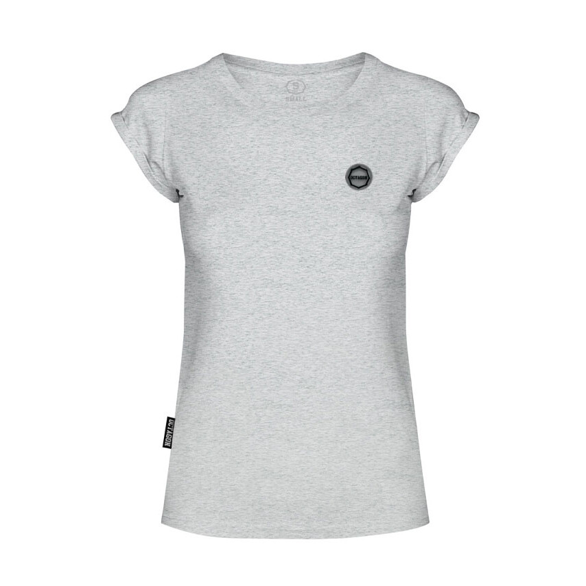 Tričko dámske Octagon Regular - svetlo sivé, XS