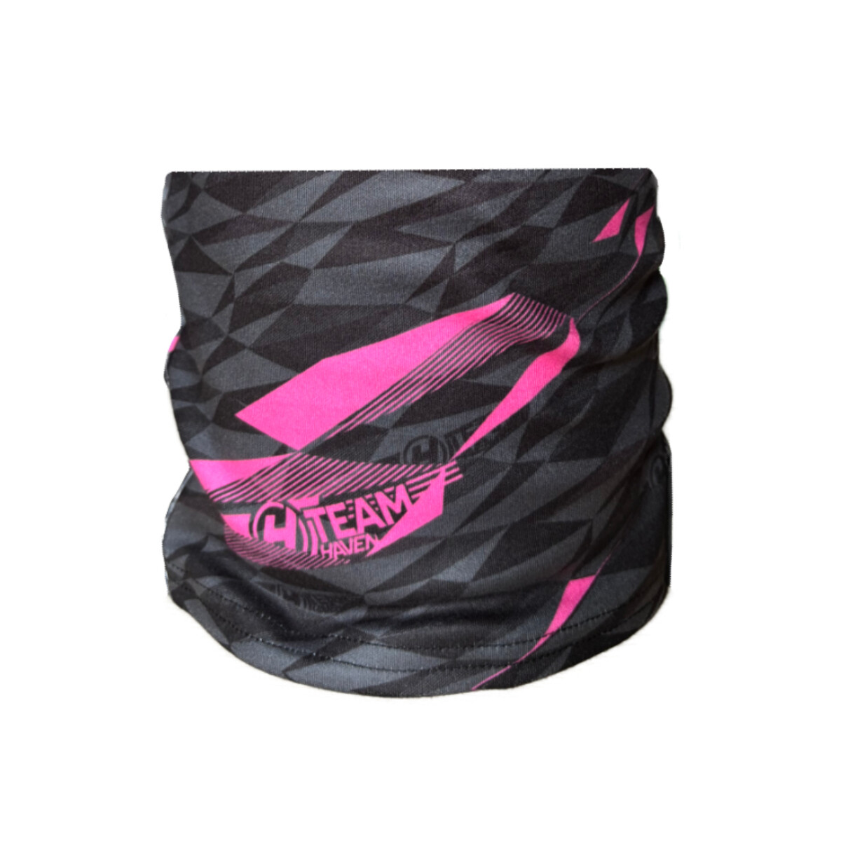 Šatka (nákrčník) tunel Haven Team Icy - čierna-ružová