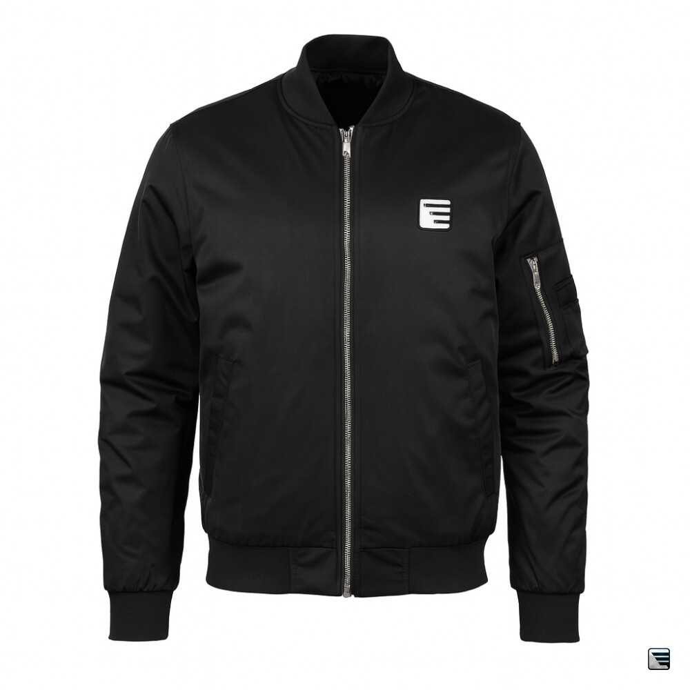 Bunda letná Mars and Arms Bomber - čierna, M