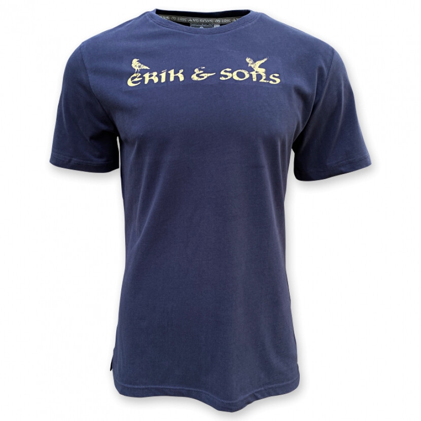 Tričko Erik and Sons Myte - navy, XXL