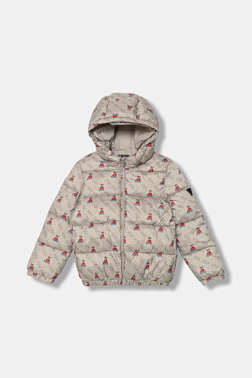 Detská bunda Guess béžová farba, N5BL04 WCFM0
