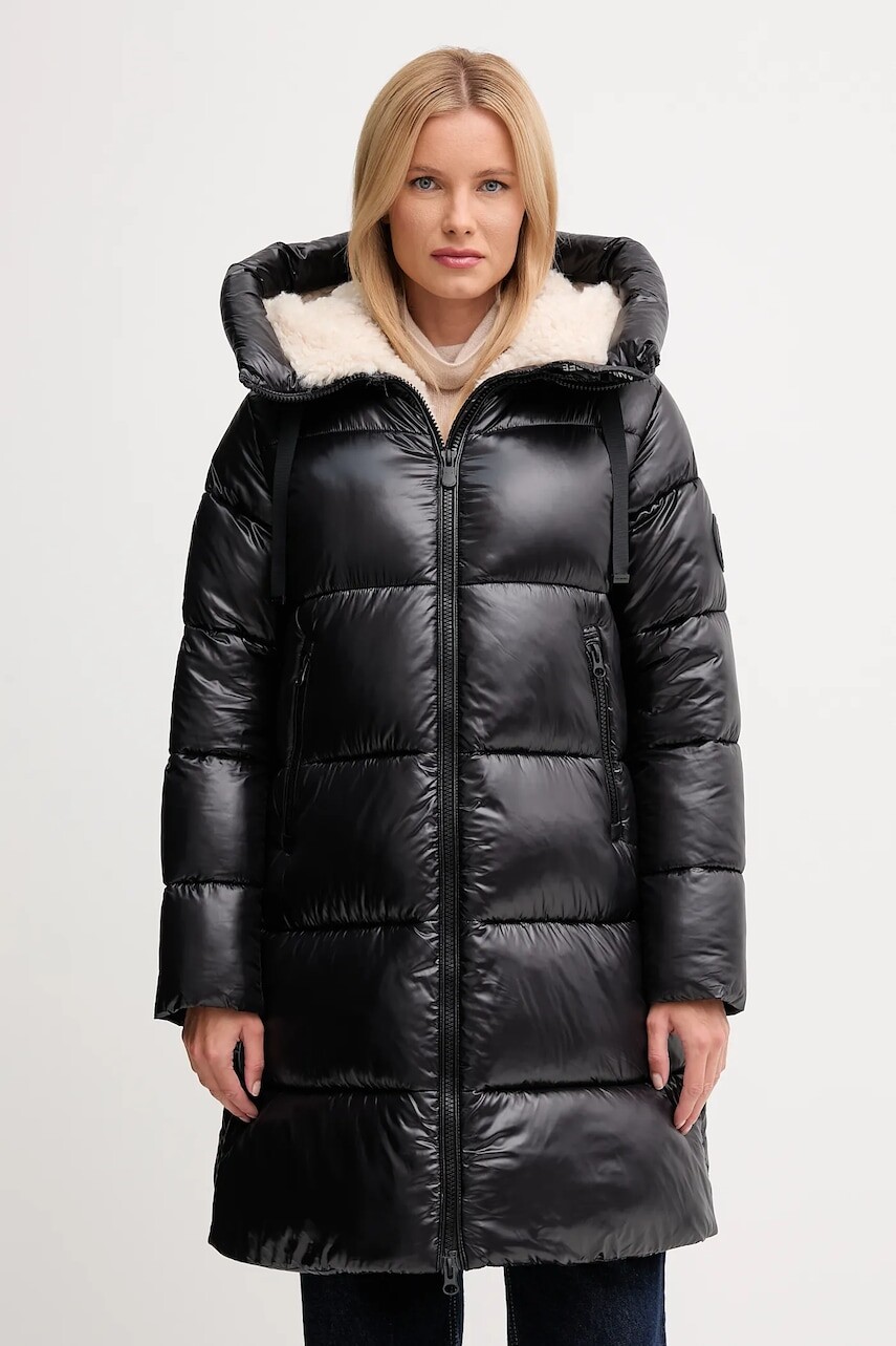 Bunda Save The Duck BELLA čierna farba, zimná, D42414W.LOVE21