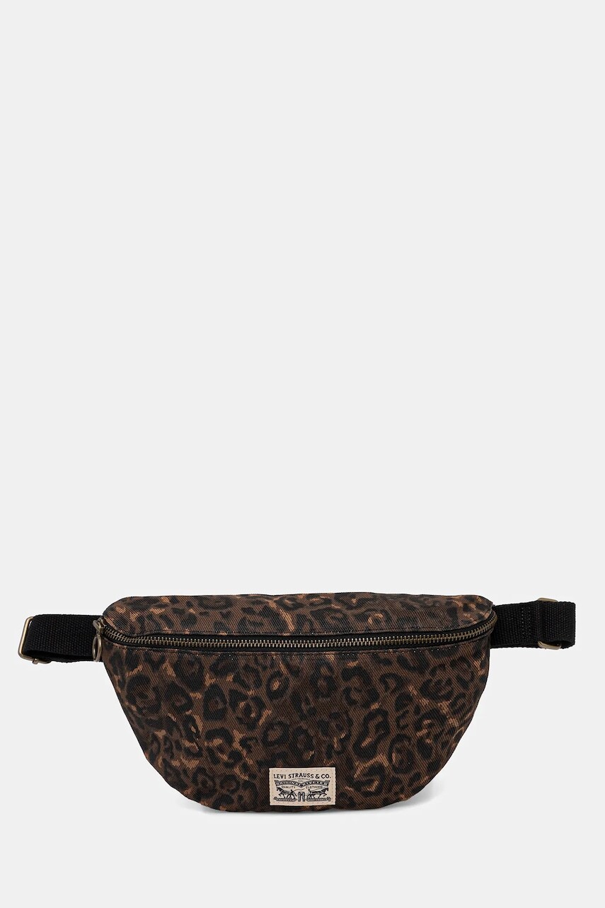 Bavlnená ľadvinka Levi's hnedá farba, 002H1