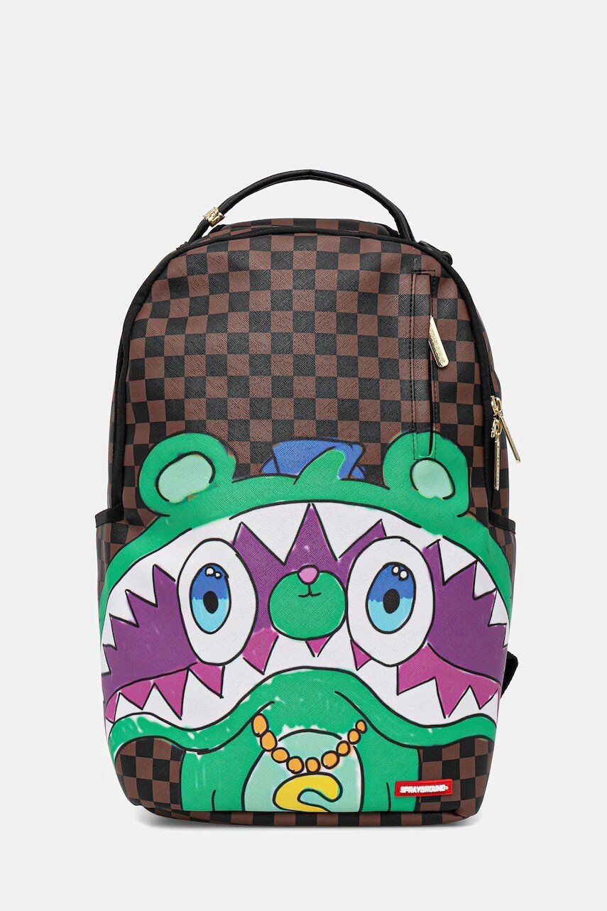 Ruksak Sprayground hnedá farba, veľký, vzorovaný, 910B7680NSZ