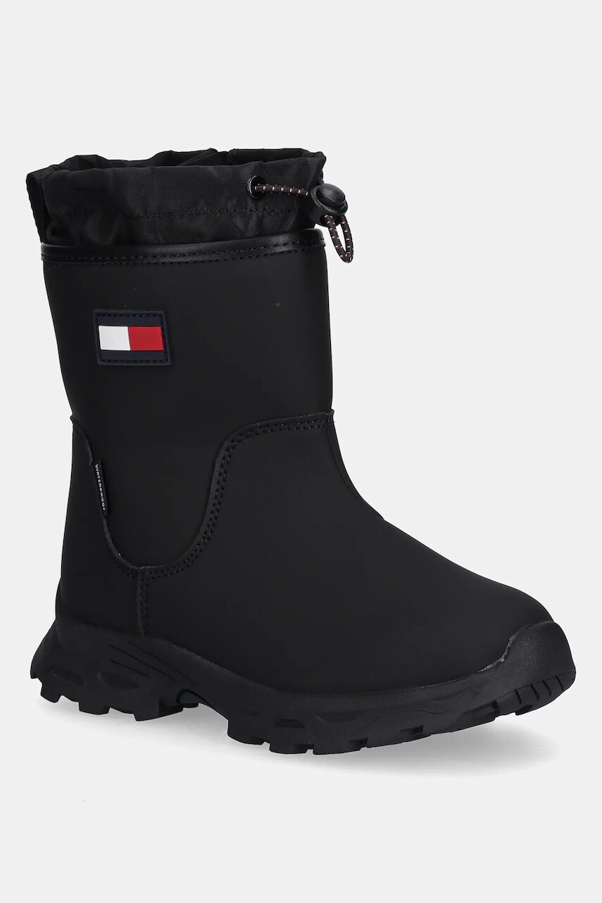 Detské gumáky Tommy Hilfiger čierna farba, T3XC-34145