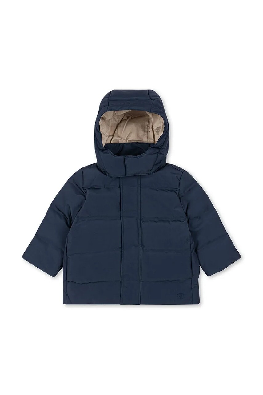 Detská bunda Konges Sløjd MAGNUM DOWN JACKET SOLID GRS tmavomodrá farba, KS103510