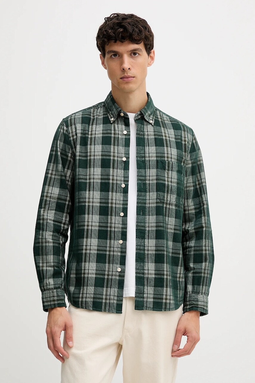 Bavlnená košeľa Marc O'Polo regular, s golierom button-down, 529739742058