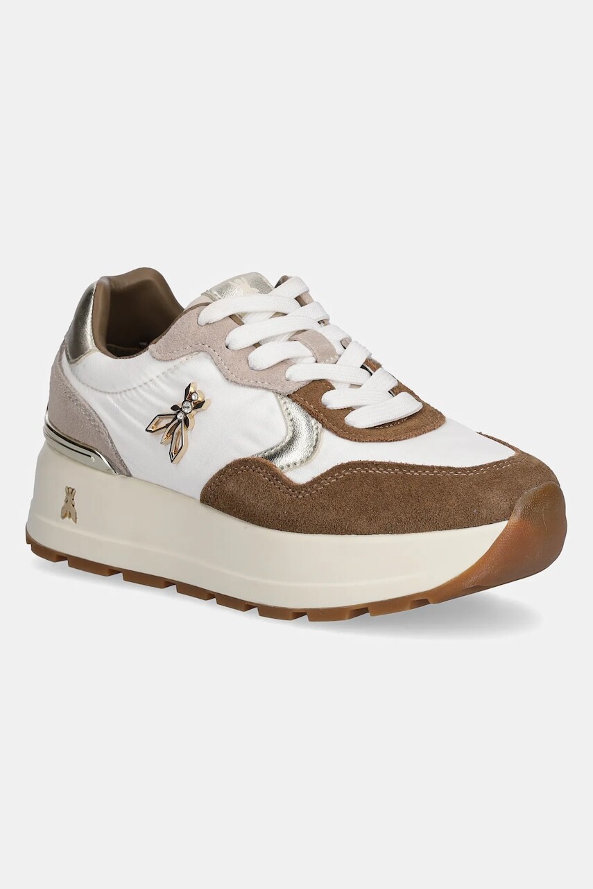 Detské tenisky Patrizia Pepe béžová farba, PPJ919