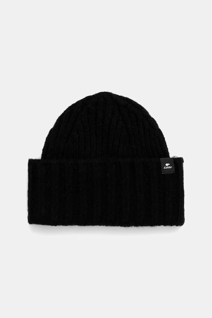 Čiapka s prímesou vlny Eisbar Basso MÜ čierna farba, E31004