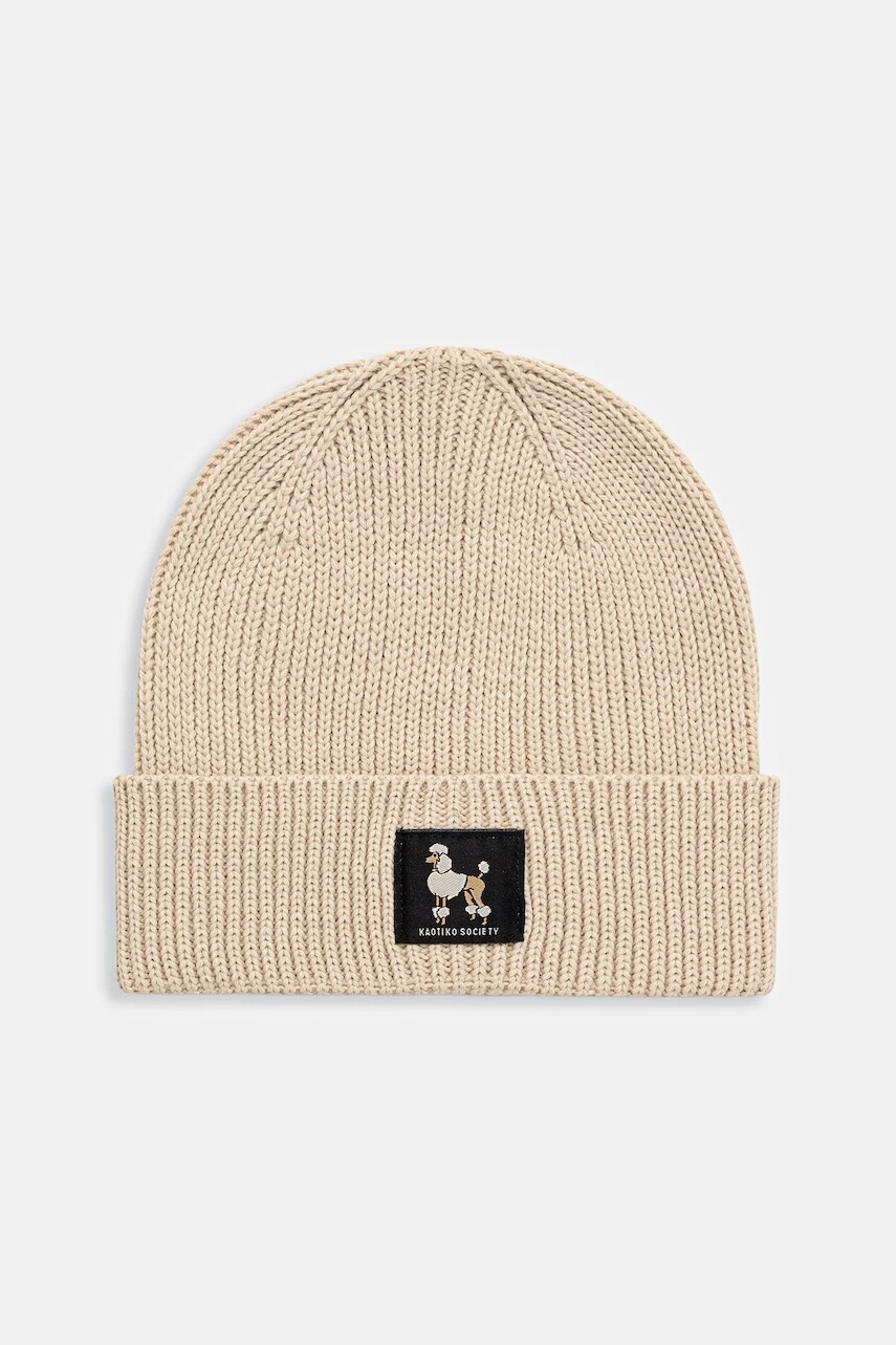 Čiapka Kaotiko béžová farba, AR001-01-1800