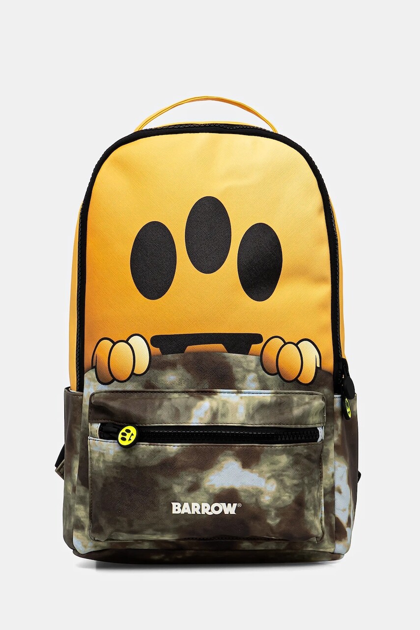 Ruksak Barrow žltá farba, veľký, vzorovaná, F5BWUABP091