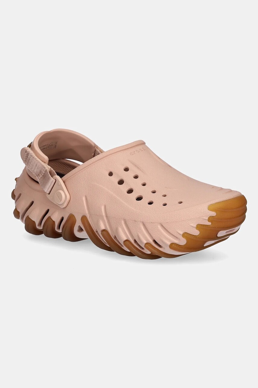 Šľapky Crocs Echo Gum Ro Clog béžová farba, 211675