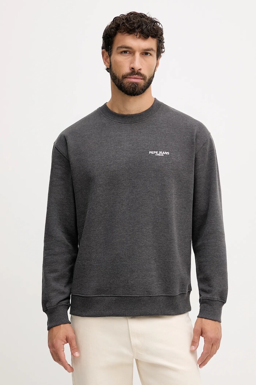 Mikina Pepe Jeans šedá farba, melanžová, PM5800031