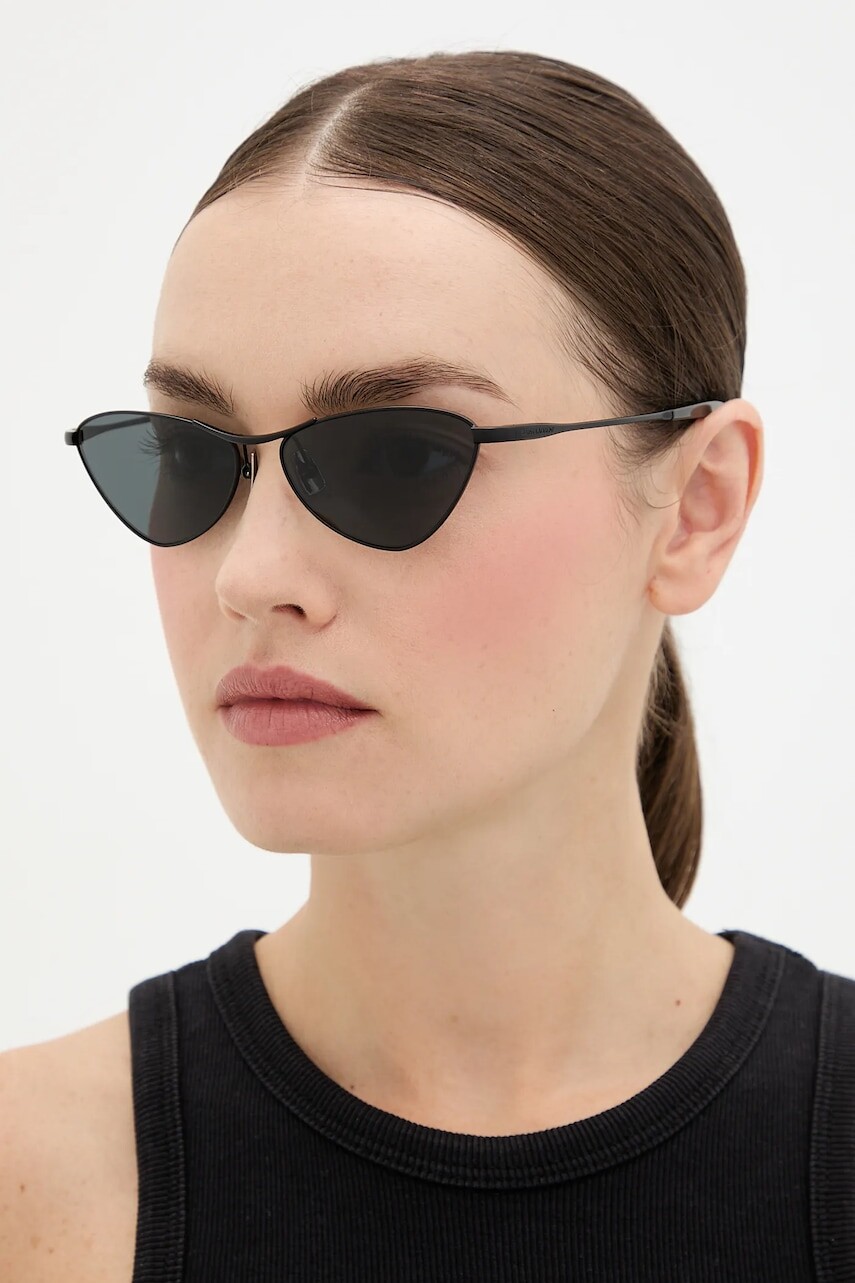 Slnečné okuliare Saint Laurent čierna farba, SL 830