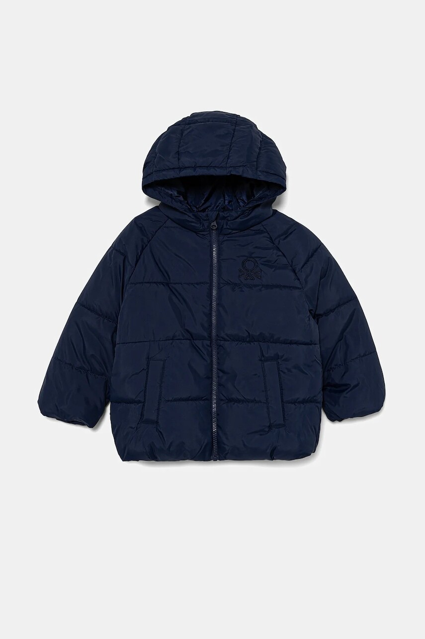 Detská bunda United Colors of Benetton tmavomodrá farba, 2WU0GN02W