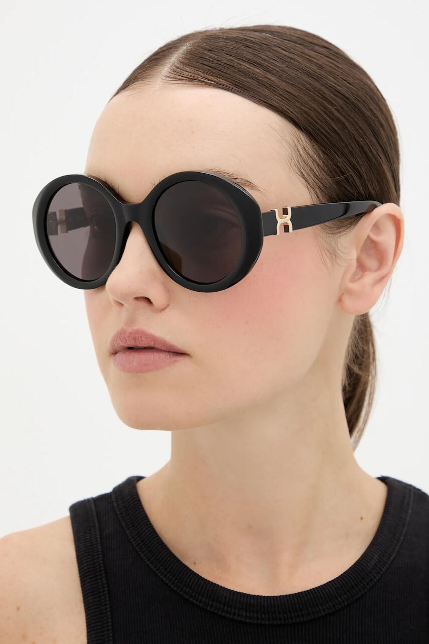 Slnečné okuliare Chloé čierna farba, CH0332S