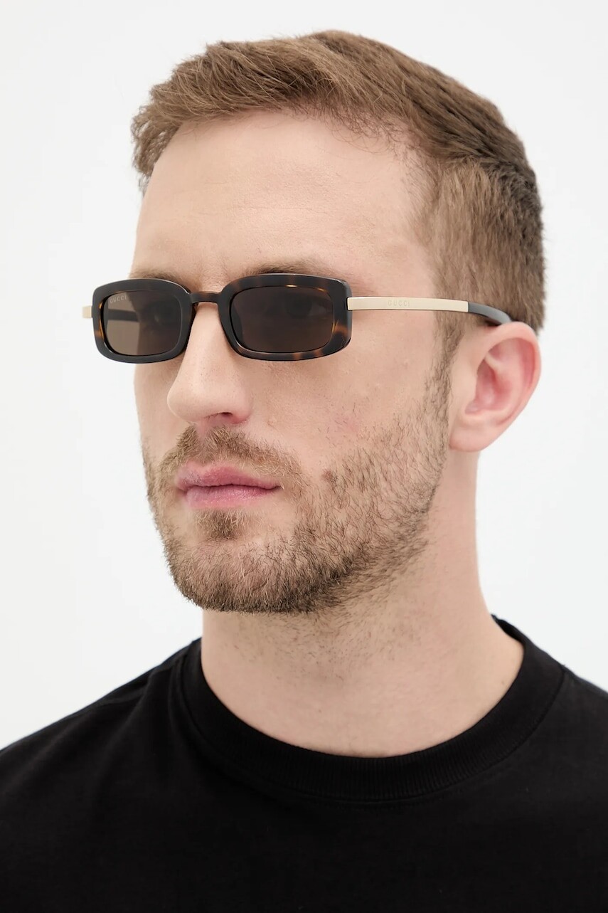 Slnečné okuliare Gucci hnedá farba, GG1943S