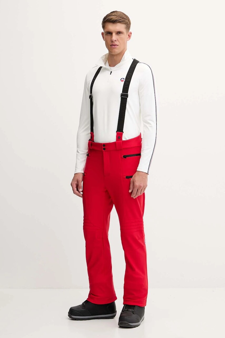 Lyžiarske nohavice Fusalp Flash II červená farba, E2404