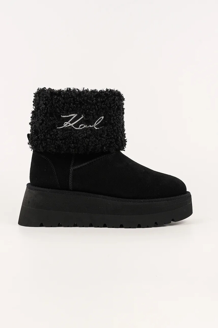 Snehule Karl Lagerfeld SKYLAR čierna farba, KL48653