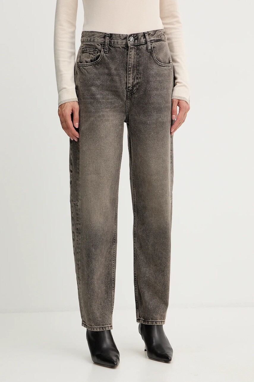 Bavlnené rifle Liu Jo vysoký pás, MF5381 D4927