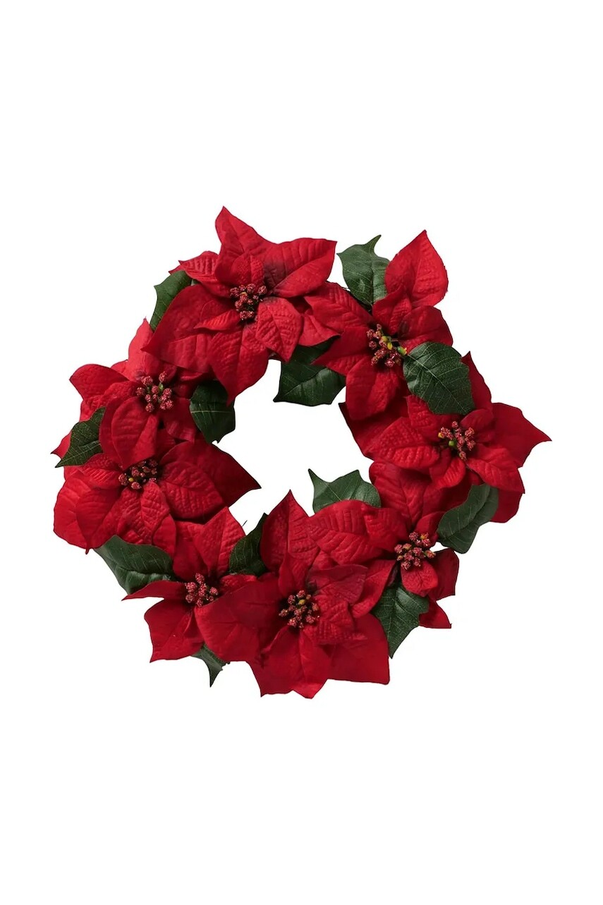 Vianočný veniec Boltze 50 cm červená farba