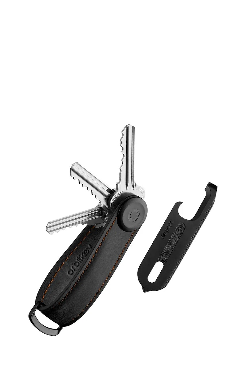 Darčeková sada: organizér na kľúče a multifunkčný nástroj Orbitkey Crazy Horse čierna farba