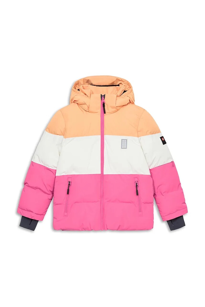 Detská bunda Lego LWJAZ 805 ružová farba, 11010979