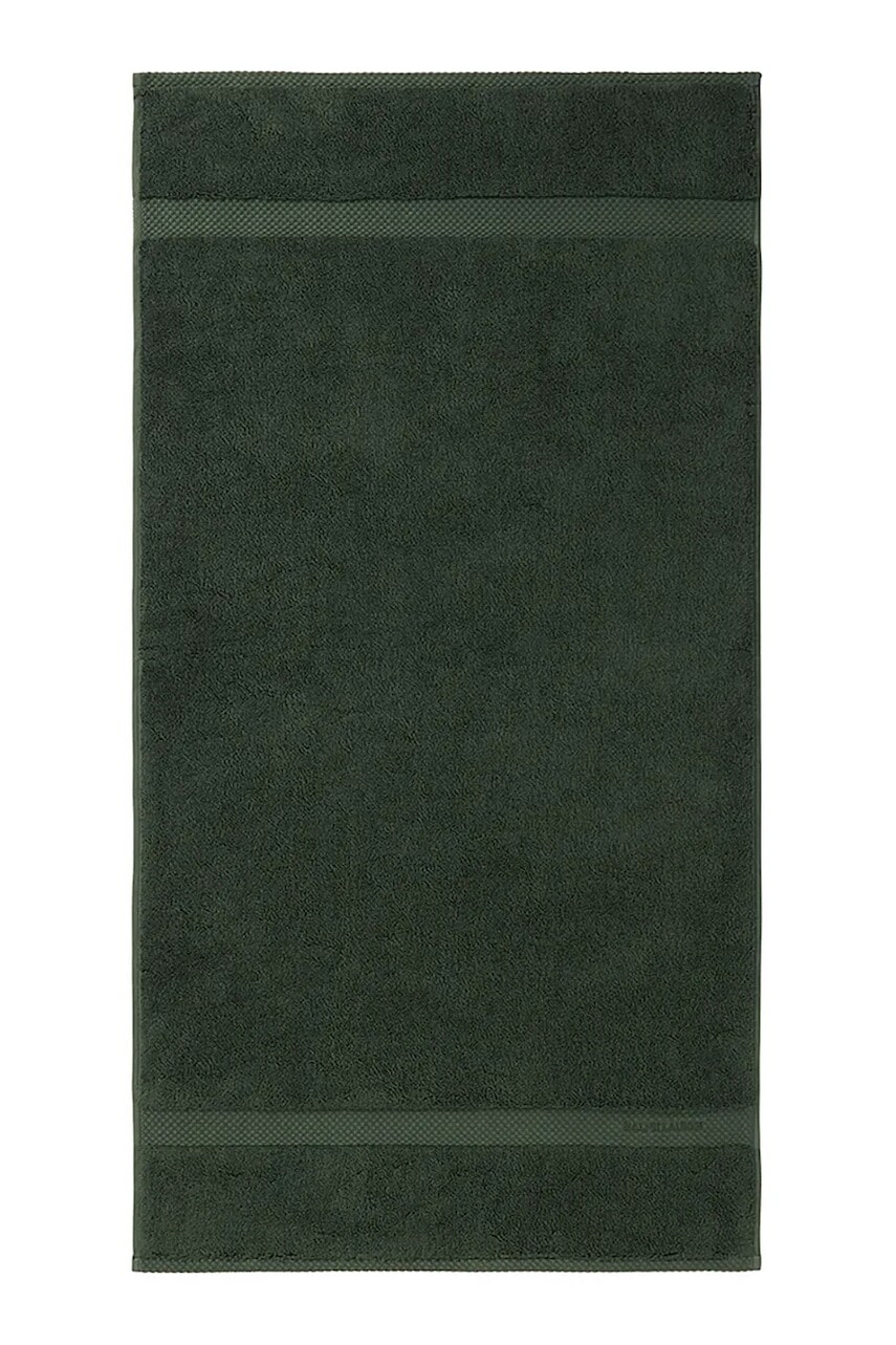 Stredný bavlnený uterák Ralph Lauren AVENUE Pine 75 x 137 cm zelená farba