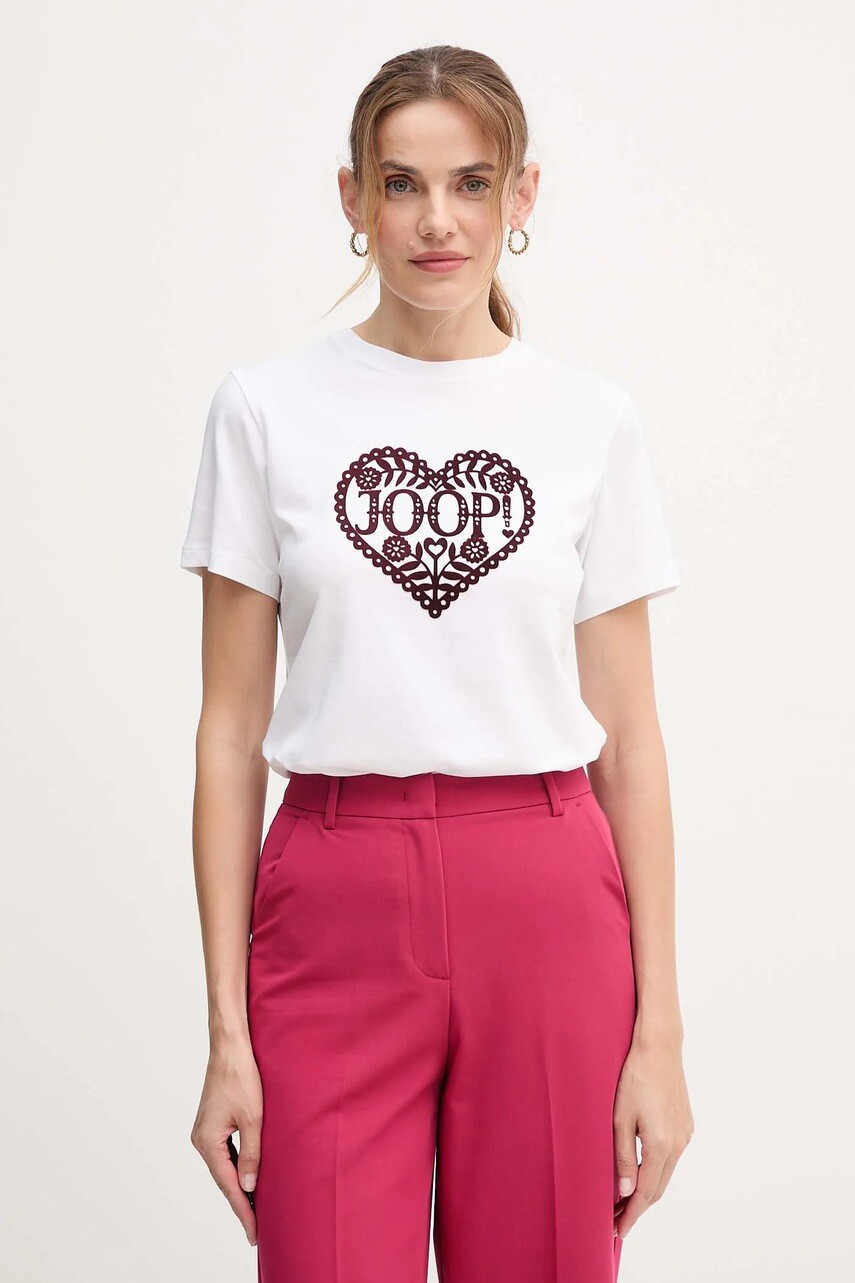 Tričko Joop! dámske, biela farba, 30047794