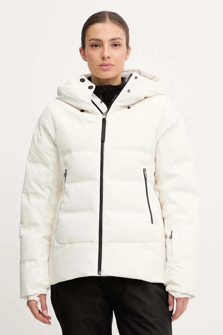 Páperová lyžiarska bunda The North Face Cirque béžová farba, NF0A87WSGOL1