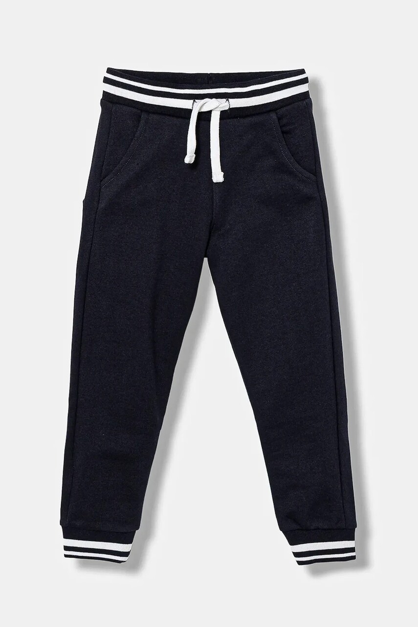 Detské tepláky Guess tmavomodrá farba, jednofarebné, N5YQ17 K0170