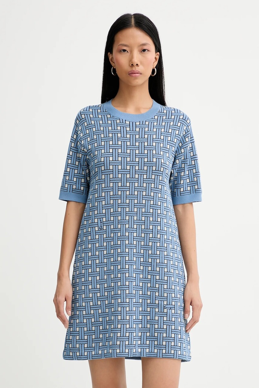 Šaty Kenzo mini, rovný strih, FF52RO4813CO.64