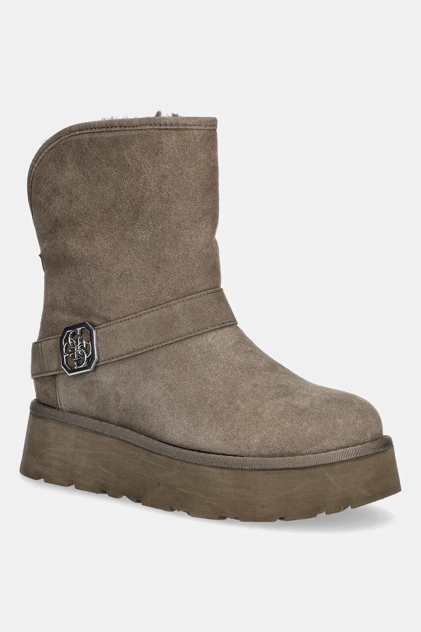 Snehule Guess DOLSAY2 zelená farba, FLFDOL ESU10