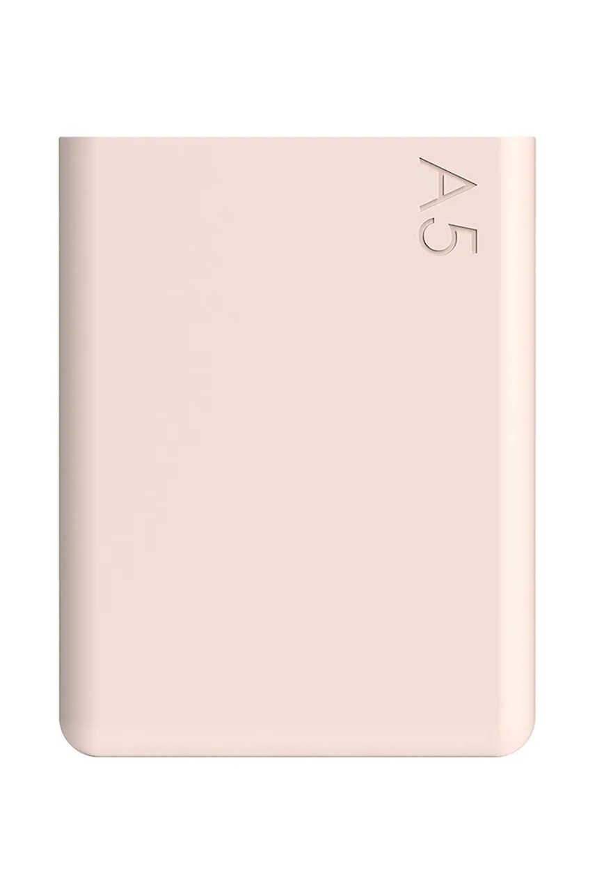 Obal na fľašu Memobottle A5 Pale Coral Silicone Sleeve ružová farba